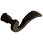 Baldwin Pair of Estate Levers without Rosettes Locking/Latching Mechanism Purchased Separately Satin Black