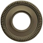 Baldwin 5156 Privacy Rosette Only from the Estate Collection - Pair Satin Brass and Black