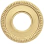 Baldwin 5156 Privacy Rosette Only from the Estate Collection - Pair Satin Brass and Brown