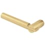 Baldwin Single Left Hand Estate Lever Minus Rosettes Lifetime PVD Satin Brass