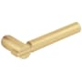 Baldwin Single Right Hand Estate Lever Without Rosettes Locking/Latching Mechanism Purchased Separately Lifetime PVD Satin Brass