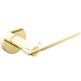 Baldwin Single Left Hand Estate Lever Minus Rosettes Lifetime Polished Brass