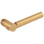Baldwin Single Right Hand Estate Lever Without Rosettes Locking/Latching Mechanism Purchased Separately Vintage Brass