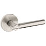 Baldwin 5161 Passage Door Lever Set with 5046 Rose from the Estate Collection Lifetime Satin Nickel