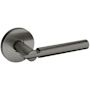 Baldwin 5161 Passage Door Lever Set with 5046 Rose from the Estate Collection Lifetime Graphite Nickel
