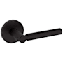 Baldwin 5161 Non-Turning Two-Sided Dummy Door Lever Set with 5046 Rose from the Estate Collection Oil Rubbed Bronze