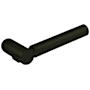Baldwin Single Right Hand Estate Lever Without Rosettes Locking/Latching Mechanism Purchased Separately Satin Black