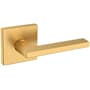 Baldwin 5162 Non-Turning Two-Sided Dummy Door Lever Set with R017 Rose from the Estate Collection Lifetime Satin Brass