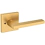 Baldwin 5162 Privacy Door Lever Set with R017 Rose from the Estate Collection Lifetime Satin Brass