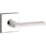 Baldwin 5162 Non-Turning Two-Sided Dummy Door Lever Set with R017 Rose from the Estate Collection Lifetime Polished Nickel