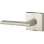 Baldwin 5162 Left Handed Non-Turning One-Sided Dummy Door Lever with R017 Rose from the Estate Collection Lifetime Satin Nickel