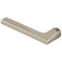 Baldwin Single Left Hand Estate Lever without Rosettes Locking/Latching Mechanism Purchased Separately Lifetime Satin Nickel