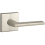 Baldwin 5162 Privacy Door Lever Set with R017 Rose from the Estate Collection Lifetime Satin Nickel