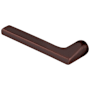 Baldwin Single Left Hand Estate Lever without Rosettes Locking/Latching Mechanism Purchased Separately Venetian Bronze