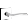 Baldwin 5162 Right Handed Non-Turning One-Sided Dummy Door Lever with R017 Rose from the Estate Collection Polished Chrome