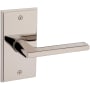 Baldwin 5162 Passage Door Lever Set with R053 Rose from the Estate Collection Lifetime Polished Nickel