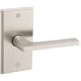 Baldwin 5162 Passage Door Lever Set with R053 Rose from the Estate Collection Lifetime Satin Nickel