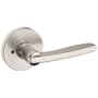 Baldwin 5164 Privacy Door Lever Set with 5046 Rose from the Estate Collection Lifetime Satin Nickel