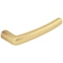 Baldwin Single Right Hand Estate Lever Without Rosettes Locking/Latching Mechanism Purchased Separately Lifetime PVD Satin Brass