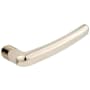 Baldwin Pair of Estate Levers without Rosettes Locking/Latching Mechanism Purchased Separately Lifetime Polished Nickel