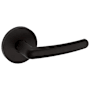 Baldwin 5165 Right Handed Non-Turning One-Sided Dummy Door Lever with 5046 Rose from the Estate Collection Oil Rubbed Bronze
