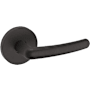 Baldwin 5165 Right Handed Non-Turning One-Sided Dummy Door Lever with 5046 Rose from the Estate Collection Venetian Bronze
