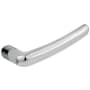 Baldwin Single Right Hand Estate Lever Without Rosettes Locking/Latching Mechanism Purchased Separately Polished Chrome