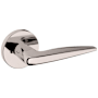 Baldwin 5166 Privacy Door Lever Set with 5046 Rose from the Estate Collection Lifetime Polished Nickel