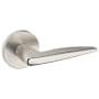 Baldwin 5166 Privacy Door Lever Set with 5046 Rose from the Estate Collection Lifetime Satin Nickel
