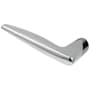 Baldwin Single Left Hand Estate Lever without Rosettes Locking/Latching Mechanism Purchased Separately Polished Chrome