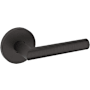 Baldwin 5173 Left Handed Non-Turning One-Sided Dummy Door Lever with 5046 Rose from the Estate Collection Venetian Bronze