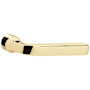 Baldwin Single Right Hand Estate Lever Minus Rosettes Lifetime Polished Brass