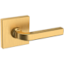 Baldwin 5190 Passage Door Lever Set with R017 Rose from the Estate Collection Lifetime Satin Brass