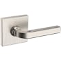 Baldwin 5190 Passage Door Lever Set with R017 Rose from the Estate Collection Lifetime Satin Nickel