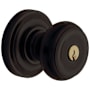 Baldwin Colonial Style Keyed Entry Door Knob Set with Classic Rosette the Emergency Exit Function Oil Rubbed Bronze