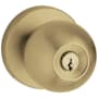 Baldwin Modern Style Keyed Entry Door Knob Set with Modern Rosette the Emergency Exit Function Vintage Brass