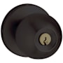 Baldwin Modern Style Keyed Entry Door Knob Set with Modern Rosette the Emergency Exit Function Satin Black
