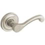 Baldwin Single Classic Estate Right Handed Lever without Rosettes Locking/Latching Mechanism Purchased Separately Lifetime Satin Nickel