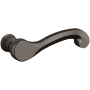 Baldwin Individual Classic Estate Lever without Rosettes Lifetime Graphite Nickel