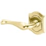 Baldwin Bethpage Estate Left Handed Single Lever without Rosettes Locking/Latching Mechanism Purchased Separately Lifetime PVD Satin Brass