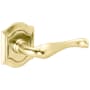 Baldwin Bethpage Estate Right Handed Single Lever without Rosettes Locking/Latching Mechanism Purchased Separately Lifetime PVD Satin Brass