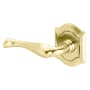 Baldwin Bethpage Estate Left Handed Lever without Rosettes Lifetime PVD Satin Brass