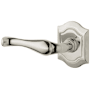Baldwin Bethpage Estate Left Handed Single Lever without Rosettes Locking/Latching Mechanism Purchased Separately Lifetime Polished Nickel