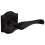 Baldwin 5447V Right Handed Non-Turning One-Sided Dummy Door Lever with R027 Rose from the Estate Collection Oil Rubbed Bronze
