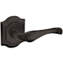 Baldwin 5447V Non-Turning Two-Sided Dummy Door Lever Set with R027 Rose from the Estate Collection Venetian Bronze