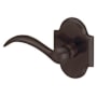 Baldwin 5452V Left Handed Non-Turning One-Sided Dummy Door Lever with R030 Rose from the Estate Collection Venetian Bronze
