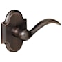 Baldwin Pair of Beavertail Estate Levers without Rosettes Locking/Latching Mechanism Purchased Separately Distressed Oil Rubbed Bronze