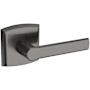 Baldwin 5485V Non-Turning Two-Sided Dummy Door Lever Set with R026 Rose from the Estate Collection Lifetime Graphite Nickel