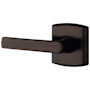 Baldwin Single Left Hand Soho Estate Lever without Rosettes Locking/Latching Mechanism Purchased Separately Venetian Bronze