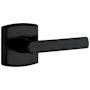 Baldwin Pair of Soho Estate Levers without Rosettes Locking/Latching Mechanism Purchased Separately Satin Black